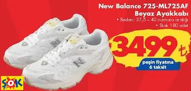 NEW BALANCE 725-ML725AF BEYAZ AYAKKABI